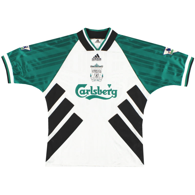 1993-95 Liverpool adidas Away Shirt L Football Shirt