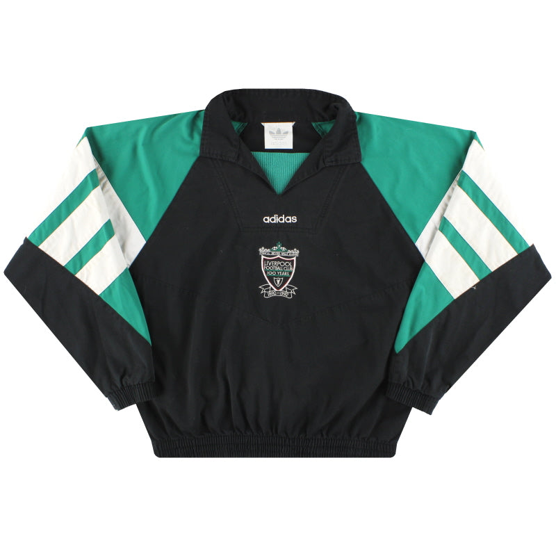 1993-95 Liverpool adidas Drill Top M/L Training Top