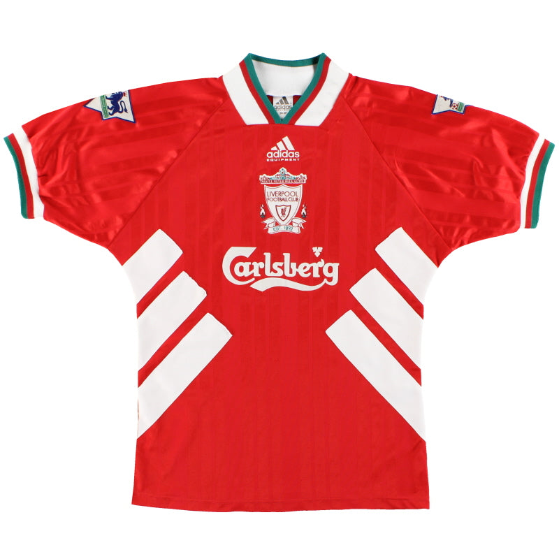 1993-95 Liverpool adidas Home Shirt S Football Shirt