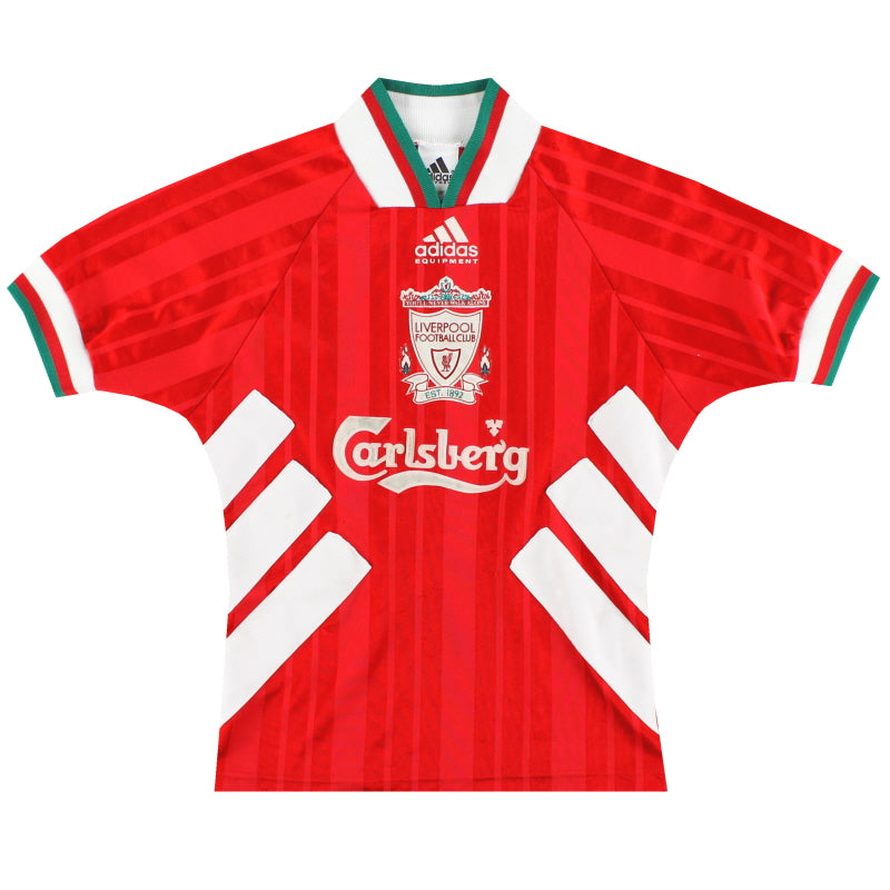 1993-95 Liverpool adidas Home Shirt S.Boys Football Shirt