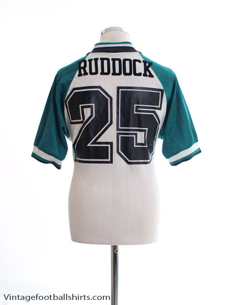 1993-95 Liverpool Away Shirt Ruddock #25 M Football Shirt