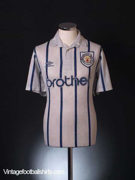 1993-95 Manchester City Third Shirt L Football Shirt
