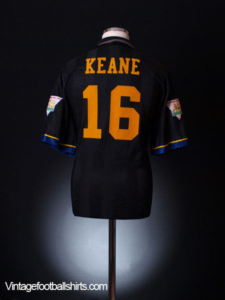 1993-95 Manchester United Away Shirt Keane #16 XL Football Shirt