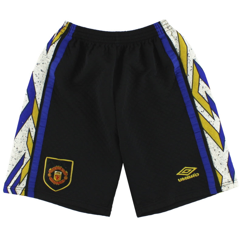 1993-95 Manchester United Umbro Goalkeeper Shorts L Football Shirt