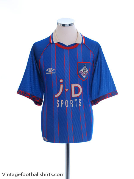 1993-95 Oldham Home Shirt L Football Shirt