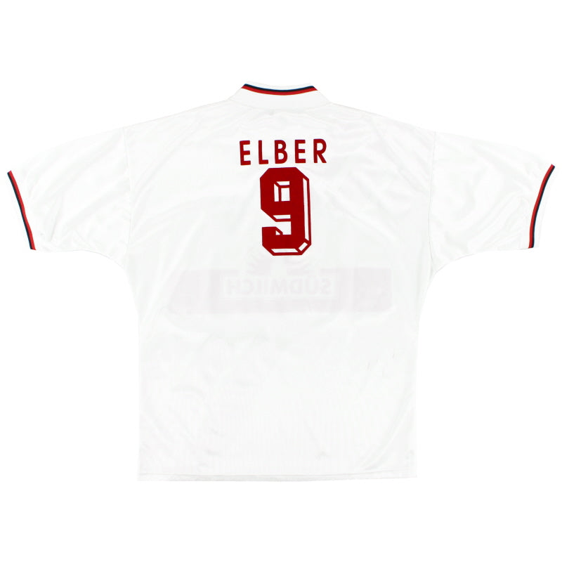 1993-95 Stuttgart Home Shirt Elber #9 XL Football Shirt