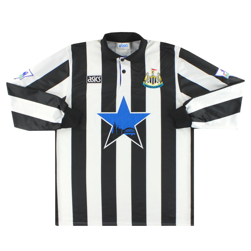 1993-95 Newcastle Asics Player Issue Home Shirt *Mint* L/S L
