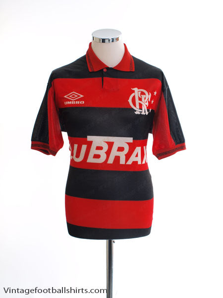 1993 Flamengo Home Shirt #10 L Football Shirt