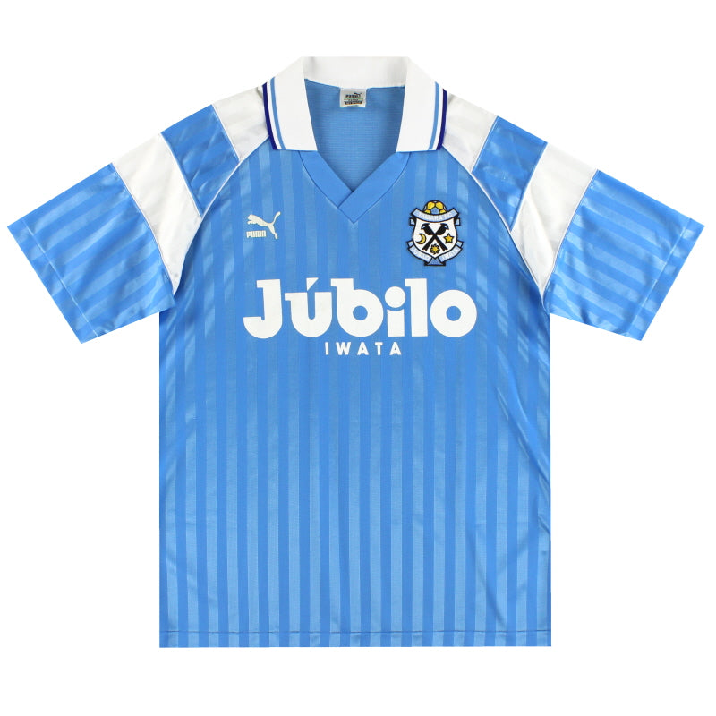 1993 Jubilo Iwata Puma Home Shirt L Football Shirt