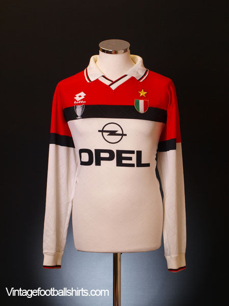 1994-95 AC Milan Away Shirt L/S XL Football Shirt