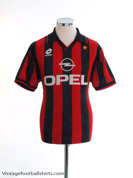 1994-95 AC Milan Home Shirt M Football Shirt