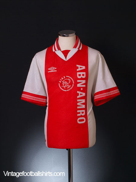 1994-95 Ajax Home Shirt L Football Shirt