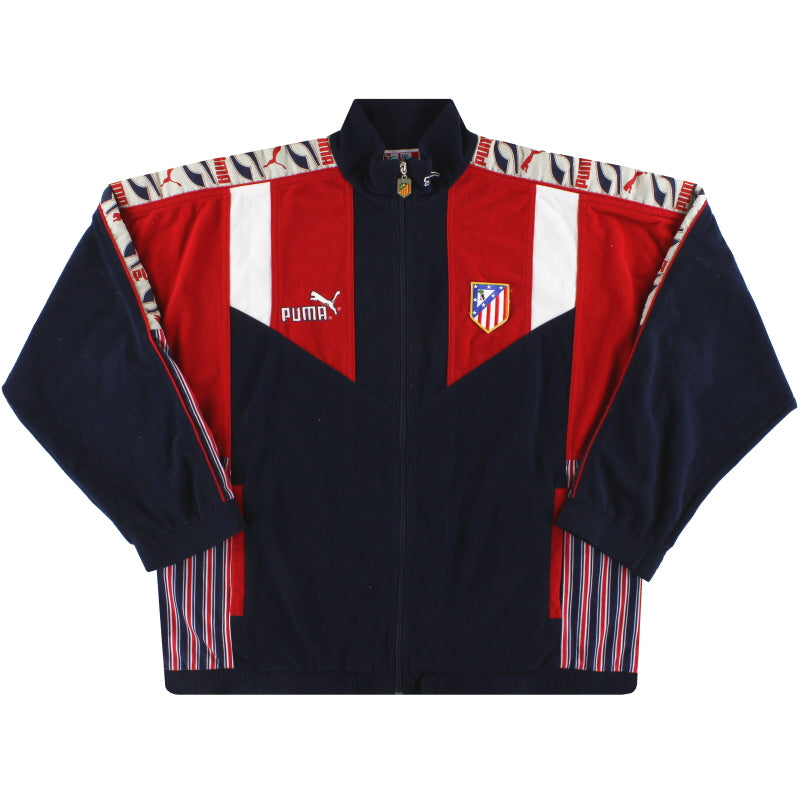 1994-95 Atletico Madrid Puma Fleece Jacket XL Jacket