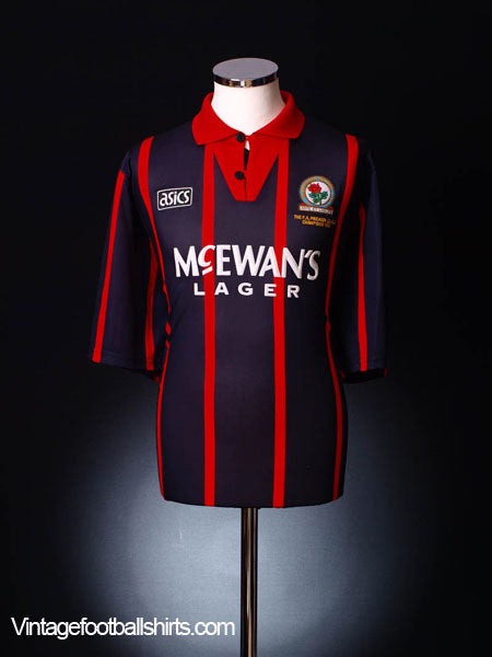 1994-95 Blackburn Away Shirt L Football Shirt