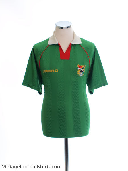 1994-95 Bolivia Home Shirt L Football Shirt