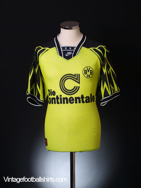 1994-95 Borussia Dortmund Home Shirt L Football Shirt