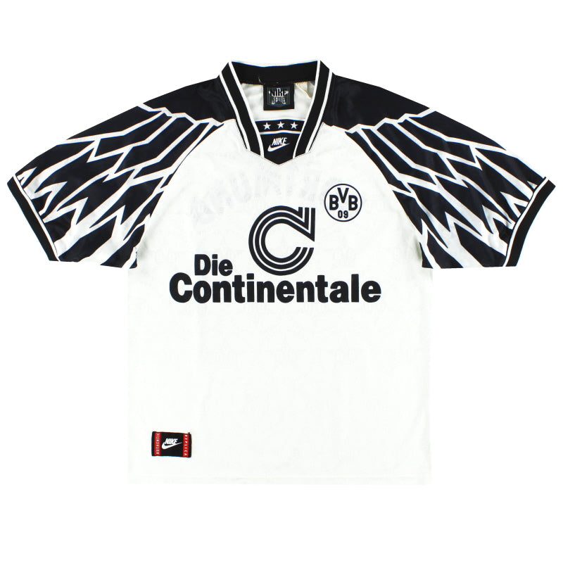 1994-95 Borussia Dortmund Nike Away Shirt L Football Shirt