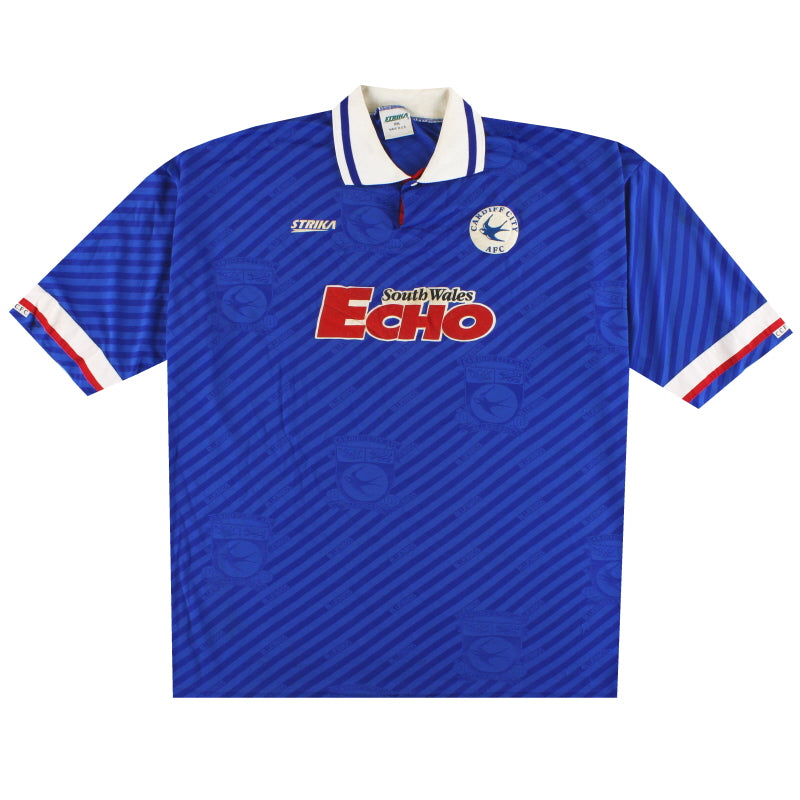 1994-95 Cardiff Home Shirt XXL Football Shirt