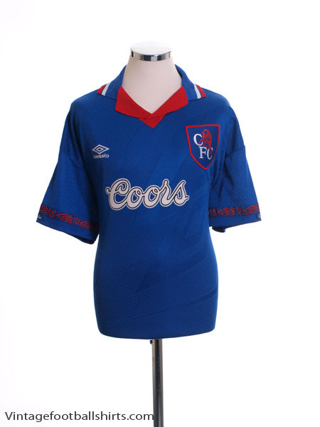 1994-95 Chelsea Home Shirt *Mint* L Football Shirt