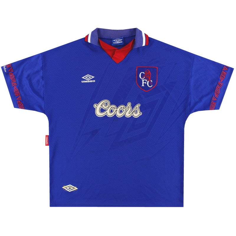 1994-95 Chelsea Umbro Home Shirt XL Football Shirt