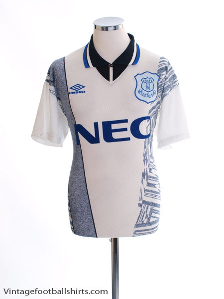 1994-95 Everton Away Shirt *Mint* M Football Shirt
