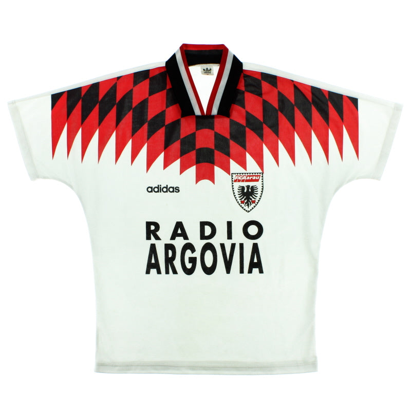 1994-95 FC Aarau Home Shirt M Football Shirt