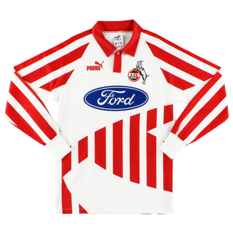 1994-95 FC Koln Home Shirt L/S S Football Shirt