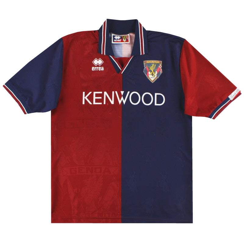 1994-95 Genoa Errea Home Shirt #11 *Mint* L Football Shirt