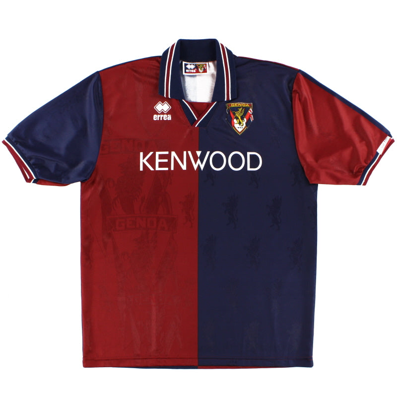 1994-95 Genoa Home Shirt *Mint* XL Football Shirt