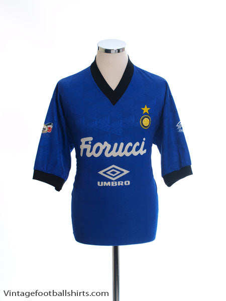 1994-95 Inter Milan Umbro Training Shirt L Training Shirt