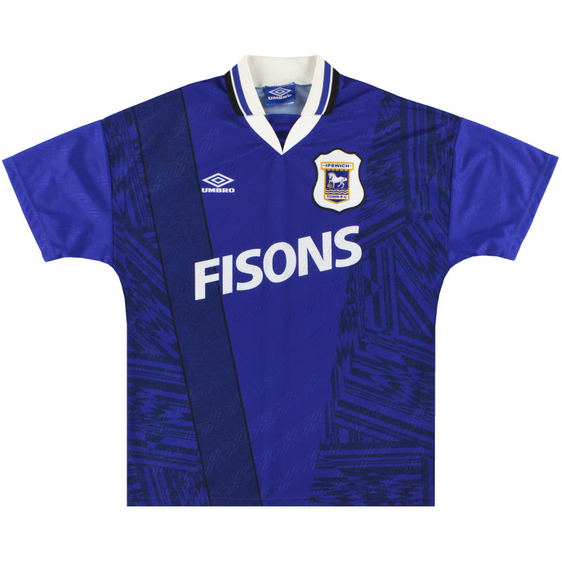 1994-95 Ipswich Umbro Home Shirt *As New* XL Football Shirt