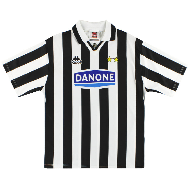 1994-95 Juventus Kappa Basic Home Shirt L Football Shirt