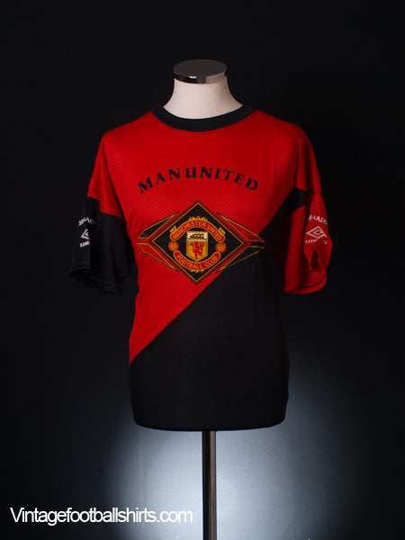 1994-95 Manchester United Umbro Training Shirt *As New* M Training Shirt