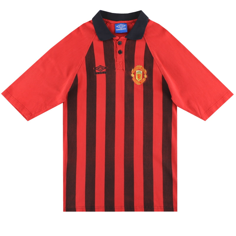 1994-95 Manchester United Umbro Polo Shirt L Polo Shirt