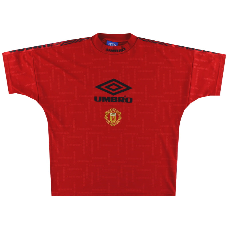 1994-95 Manchester United Umbro Training Shirt XL Training Shirt