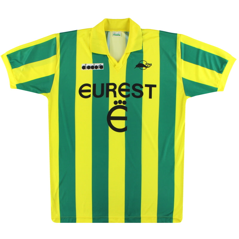1994-95 Nantes Diadora Home Shirt L Football Shirt