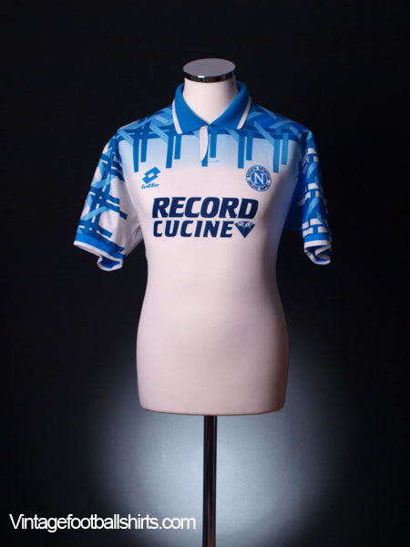 1994-95 Napoli Away Shirt M Football Shirt