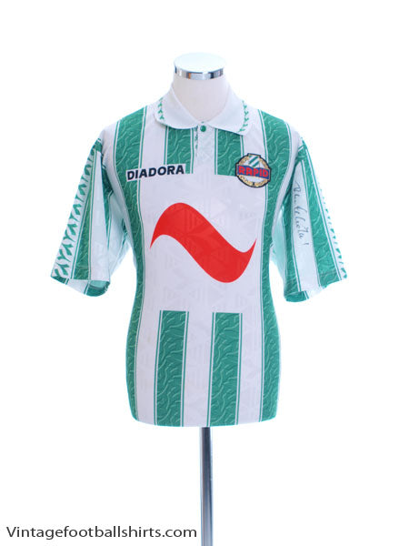 1994-95 Rapid Vienna 'Signed' Home Shirt L Football Shirt