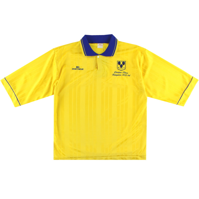 1994-95 Shrewsbury 'Champions' Third Shirt *Mint* M Football Shirt