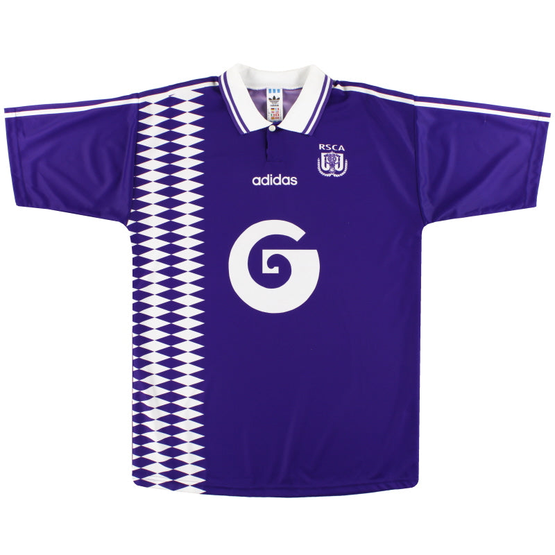 1994-96 Anderlecht adidas Away Shirt XL Football Shirt