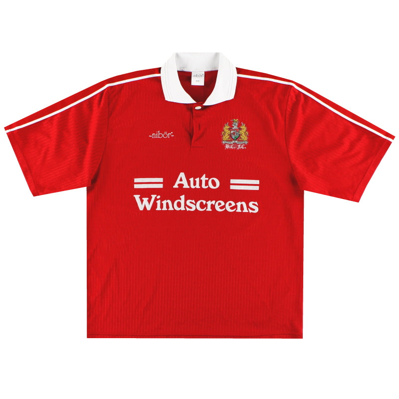 1994-96 Bristol City Home Shirt L Football Shirt