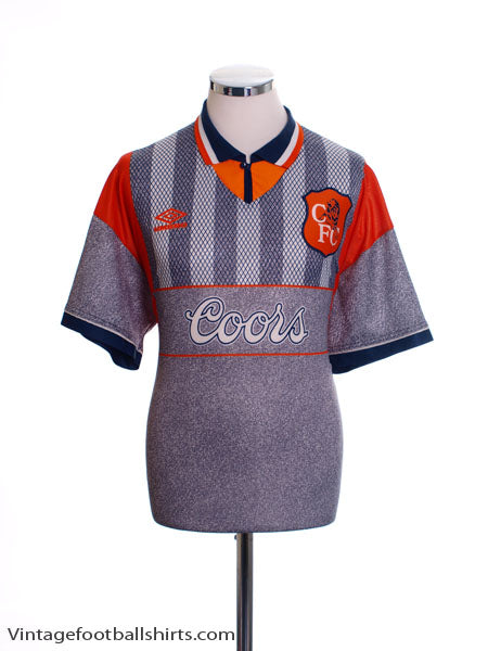 1994-96 Chelsea Away Shirt L Football Shirt