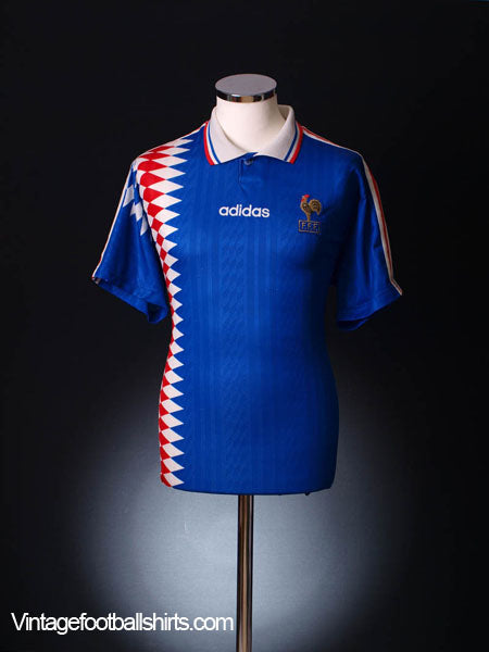 1994-96 France Home Shirt XL Football Shirt