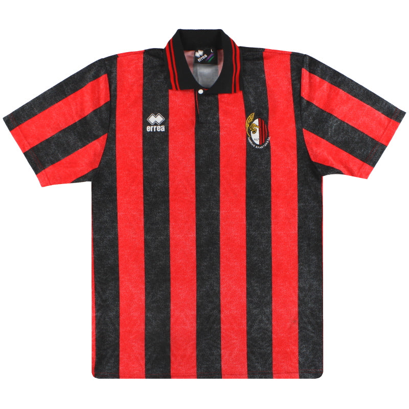 1994-96 Hamrun Spartans Errea Home Shirt L Football Shirt