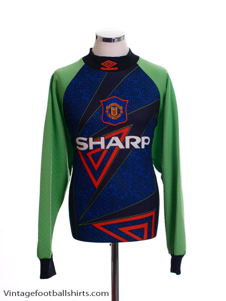 1994-96 Manchester United Goalkeeper Shirt XL Football Shirt