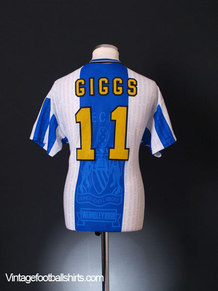 1994-96 Manchester United Third Shirt Giggs #11 M Football Shirt