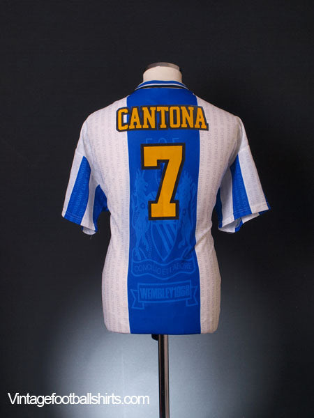 1994-96 Manchester United Third Shirt Cantona #7 L Football Shirt
