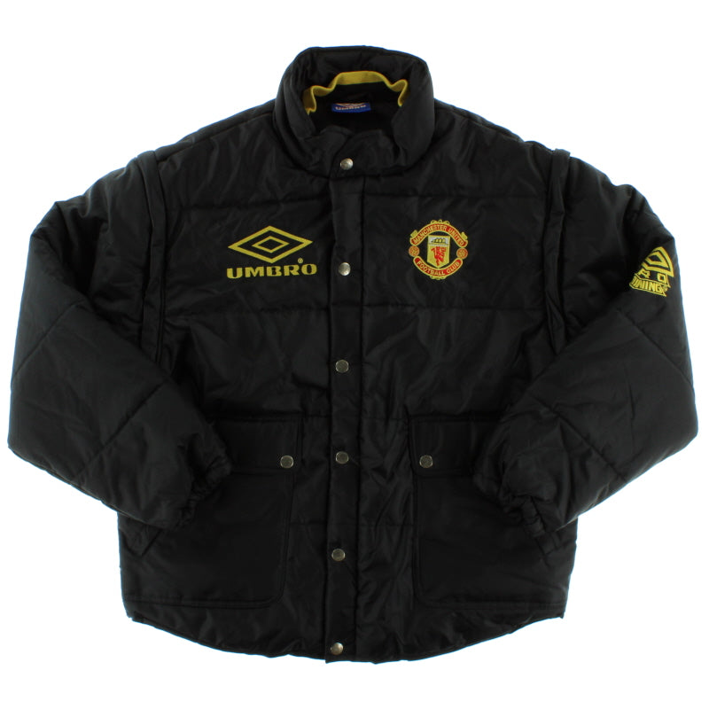 1994-96 Manchester United Umbro Padded Rain Coat M Jacket