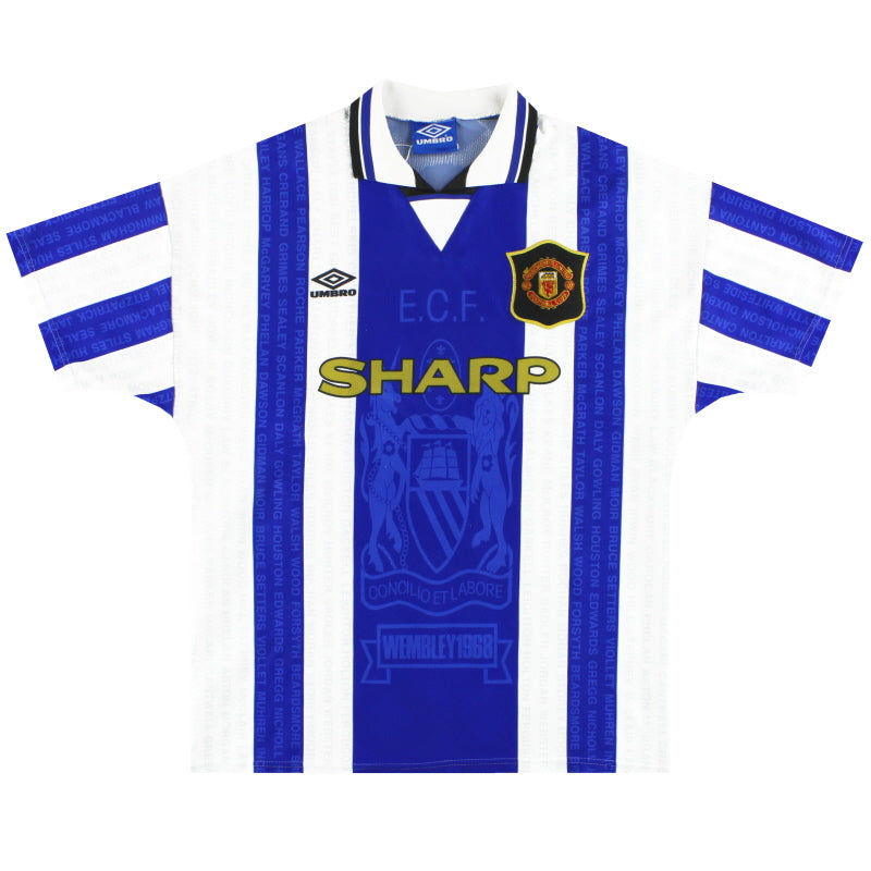 1994-96 Manchester United Umbro Third Shirt L Football Shirt