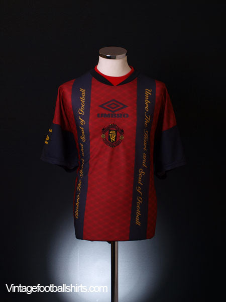 1994-96 Manchester United Umbro Training Shirt *Mint* XL Training Shirt